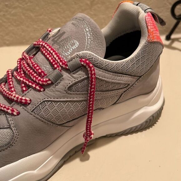 P488 Women's Size 38 Luke Sneakers Shabby Gray Chunky Fashion Sneaker - Picture 9 of 12